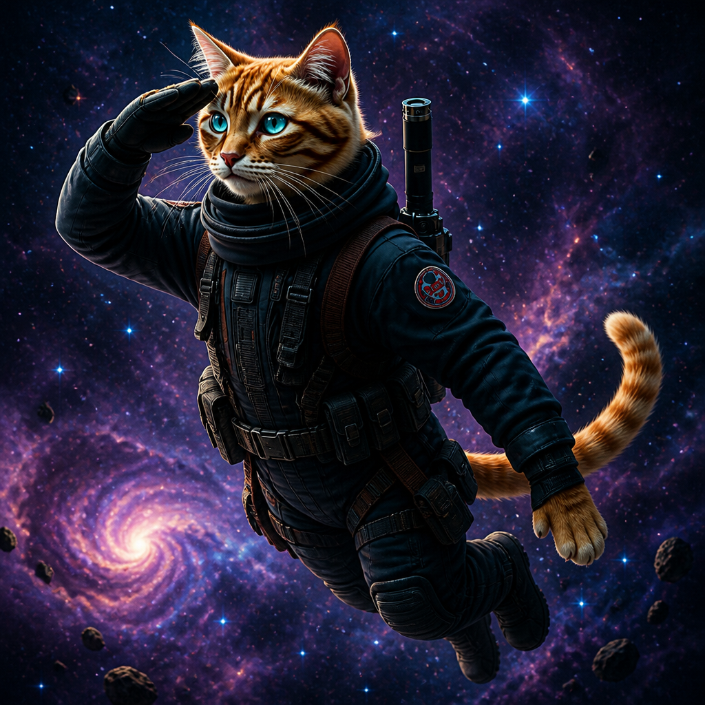 Catalorian space salute