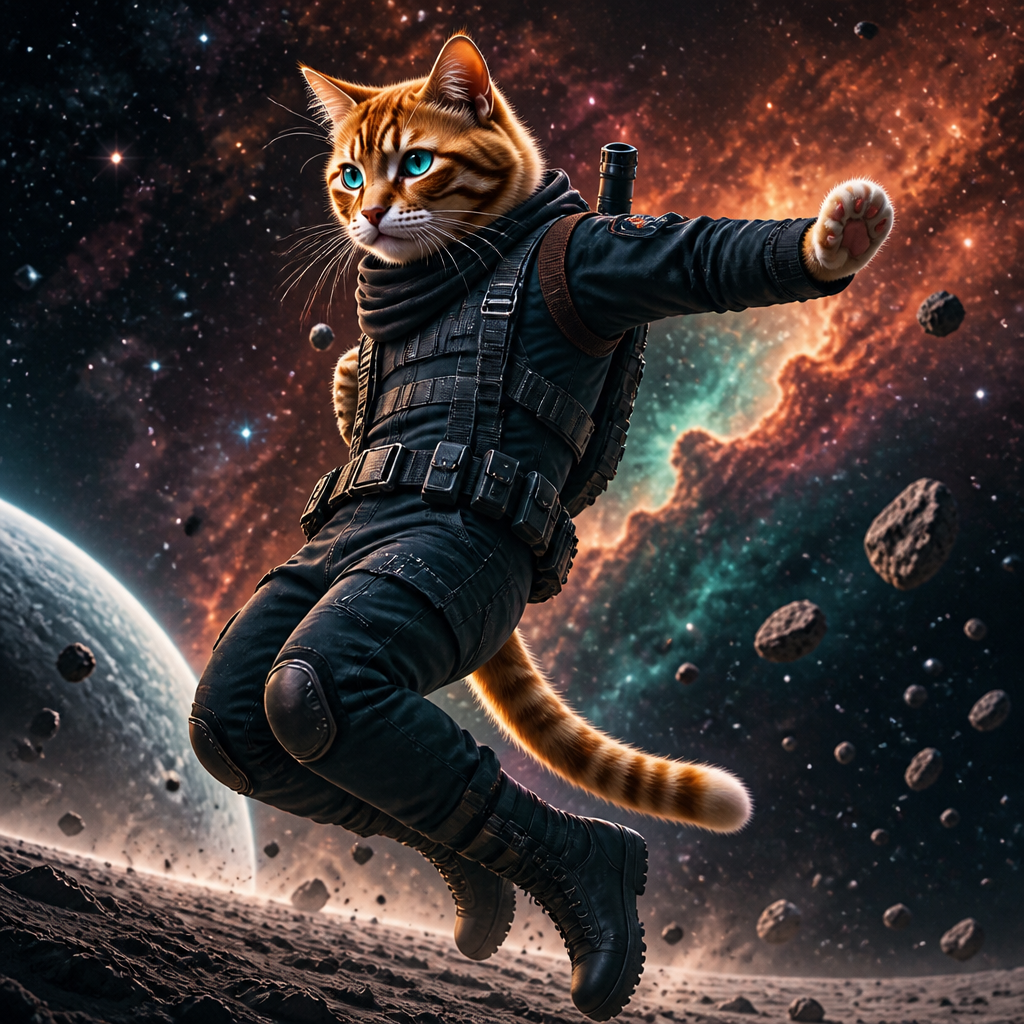 Catalorian zero-g moonwalk